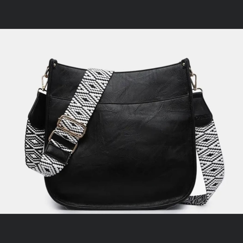 Black Purse w/ guitar strap